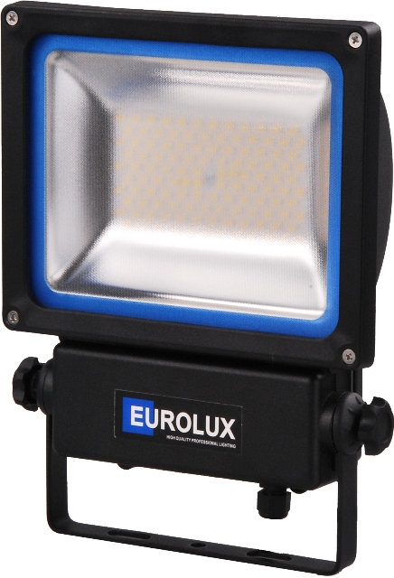 Incarijk bijtend seinpaal EUROLUX LED bouwlamp 60 Watt Klasse II zonder statief | Delville.nl