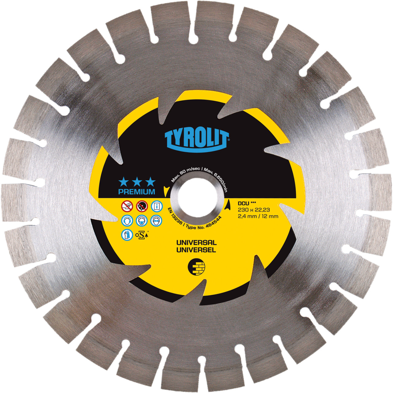 Disque diamant TechLine CR70 carrelage 200 mm alésage 30-25,4 mm Disque diamant TechLine CR70 carrelage 200 mm alésage 30-25,4 mm