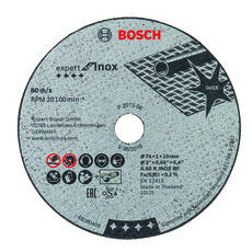 Bosch Doorslijpschijf Expert Inox 76x1mm 5st.