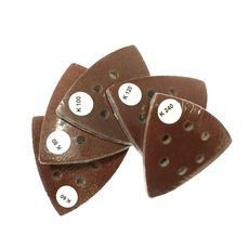 QBLADES Multitool schuurblad driehoek K80 set a 10 st., 2 image