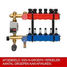 Komfort 4800 vloerverwarmingsverdeler 1 groep, 2 image