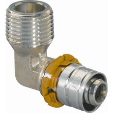 Uponor Press knie 90° buitendraad 25-R1"MT, 2 image