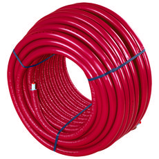 Uponor Uni pipe plus 25x2.5  rode isolatie (50m rol)
