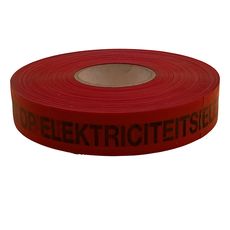 VÉDÉ Markeringslint rood met opdruk  250 mtr ELECTRA, 2 image