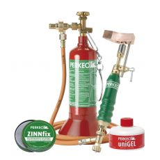 zachtsoldeerbrander met UNIGEL,ZINNFIX, met cap, hamervorm,