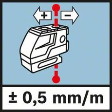 Lijn- en puntlaser GCL 25 (IP54) (4x batterij 1,5 V LR6 (AA), 8 image