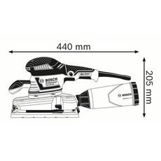 Vlakschuurmachine GSS 280 AVE (Handgreep en microfilterbox), 2 image
