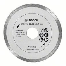 BORSTELS MP  (DIAMANTSCHIJF 110MM -  TEGELS), 2 image