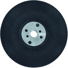 Steunschijf 125 mm, M14, hard