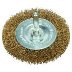 Schijfborstel, vermessingd 75 x 0,2 x 10x mm