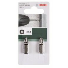 SCHROEVEN MP  (BIT PZ3 25MM, 1/4" ZESKANTSCHACHT DIN 3126-C6, 2 image