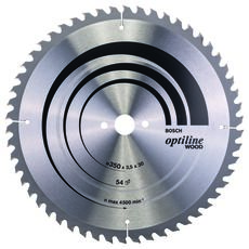 Cirkelzaagblad Optiline Wood, 350 x 30 x 3,5 mm, 54T