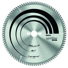 Cirkelzaagblad Optiline Wood 254x30x2.8/1.8x24T