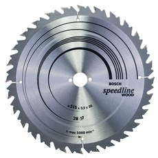 Cirkelzaagblad Speedline Wood, 315 x 30 x 3,2 mm, 28T