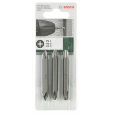 SCHROEVEN MP  (DUBBELBIT SET 60MM, STANDAARD (3) PZ 1-PZ 1/P, 2 image