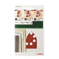 SCHUREN/POLIJSTEN MP  (SCHUURBLAD 100X160  MM WITH EARS, G80, 2 image