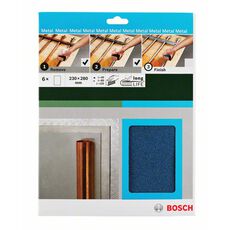 SCHUREN/POLIJSTEN MP  (Handschuurblad metaal 230x280mm 2xK40