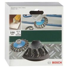 BORSTELS MP  (KEGELBORSTEL GEVLOCHTEN DRAAD, , Ø 100 MM, M14, 2 image