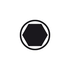 WIHA Stiftsleutel zeskantkogelkop mat verchroomd  6 x 184 mm, 2 image