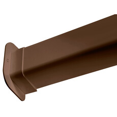 Muur-/vloerrozet 0810PM-M 80mm bruin (per 16 stuks)