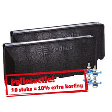 Freddox Set hoge rubber voeten 1000mm (incl. met boutenset)