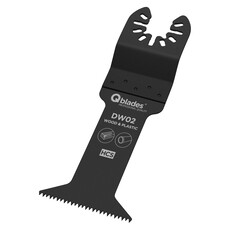 Qblades MultiZaagblad Standaard 15tpi 44x78mm HCS DW02-5ST