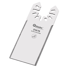 Qblades Snijmes RVS recht 30x85x1mm DW78-5ST