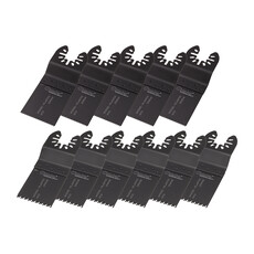 Qblades MultiZaagbladenset voor hout 11-delig DW93-SET 10+1S