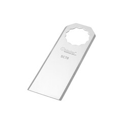 Qblades Snijmes RVS recht 30x85x1mm SC78-1ST