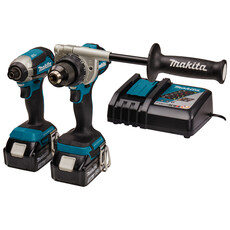 MAKITA 18 V Combiset voor zwaardere boor- en (slag)schroefklussen, 2 image