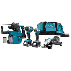 MAKITA 18 V Combiset voor allround boor-, schroef- en slijpwerk