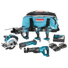 MAKITA 18 V Combiset voor divers zaag-, boor- en (slag)schroefwerk
