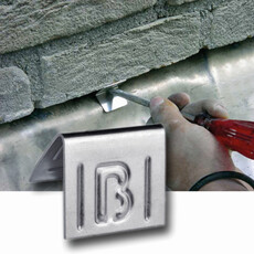 BORRA RVS Voegklem voor bladlood; 100p/doos OP=OP, 2 image