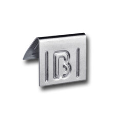 BORRA RVS Voegklem voor bladlood; 100p/doos OP=OP