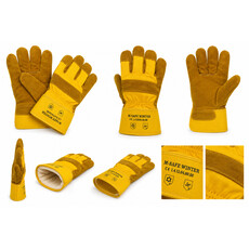 VÉDÉ Werkhandschoen winter leder foamvoering p/12 130438, 2 image