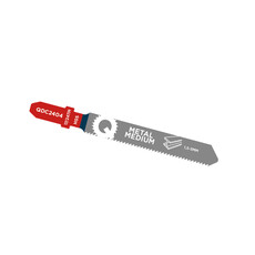 Qblades Decoupeerzaagblad Medium Metaal, Staal tot 3mm, HSS,