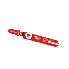 Qblades Decoupeerzaagblad Dun Metaal, Staal tot 1,2mm, CARB,