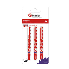 Qblades Decoupeerzaagblad Vezelcement / Gips, CARB, 6tpi - 1, 2 image