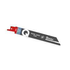 Qblades Reciprozaagblad Hout met spijkers, Flexibel, BIM, 10tpi - 150mm - Blister 5 stuks