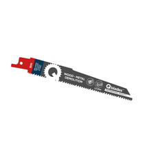 Qblades Reciprozaagblad Alleskunner, Hout met spijkers, Staal tot 8mm, BIM, 8/18tpi - 152mm - Blister 5 stuks