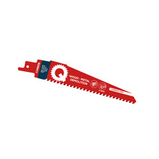Qblades Reciprozaagblad Alleskunner, Hout met spijkers, Staal tot 12mm, CARB, 6tpi - 152mm, 50x longer life - p/st