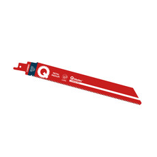 Qblades Reciprozaagblad Medium Metaal, Staal tot 8mm, CARB, 10tpi - 228mm, 50x longer life - p/st