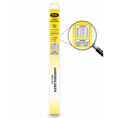 Hardsoldeerstaven zilver 500x2mm Ag55Sn 1kg, Legering : Ag55Sn, Diameter : 2mm, Gewicht inhoud : 1 kg