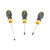 Cushiongrip Schroevendraaierset 3-delig: PH, PZ, Standaard