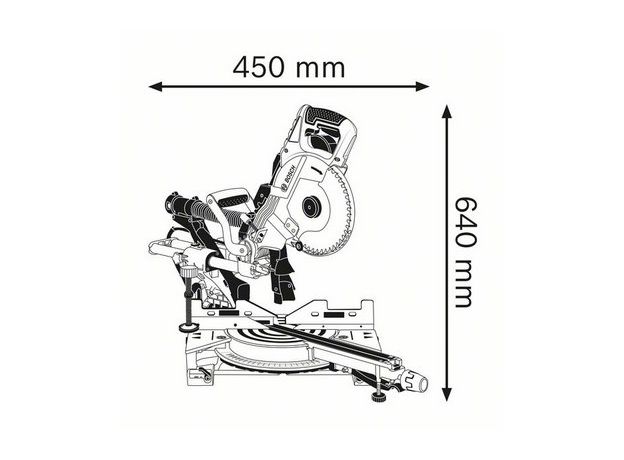 BOSCH Stationaire machine GCM 8 SDE, 2 image