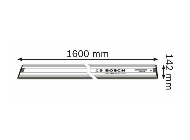 BOSCH FSN 1600 - 1600mm geleiderail, 2 image