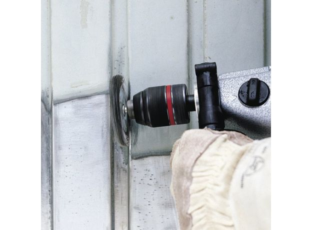 WOLFCRAFT Staaldraadborstel 75 mm as 6mm, 2 image