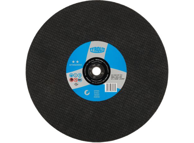 TYROLIT Slijpschijf staal 350x4,0x20 vlak p/st, 2 image TYROLIT Slijpschijf staal 350x4,0x20 vlak p/st, 2 image