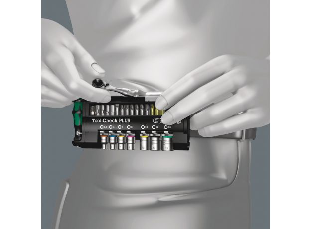 WERA Mini Doppenset 1/4"5,5mm t/m 13mm incl. bits, 5 image