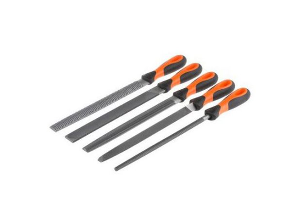 BAHCO Vijlenset 10 inch halfzoet 5 delig, 2 image